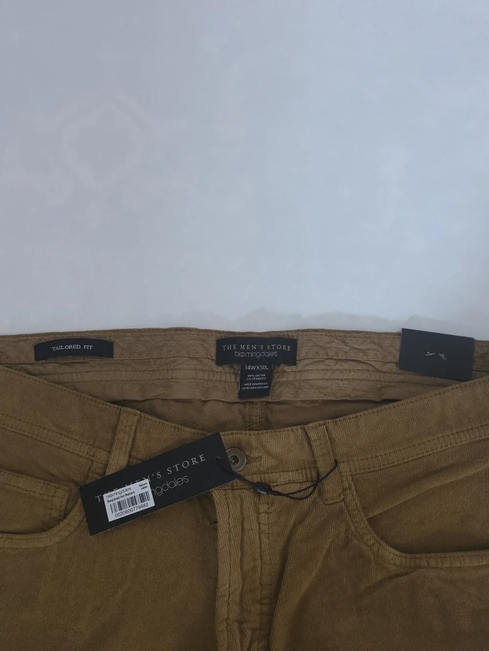 The Men's Store Tan  Cordoroy Chinos